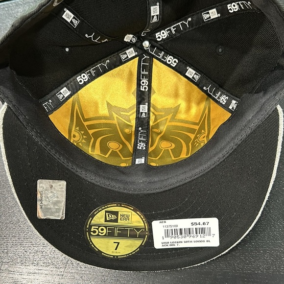 LA Kings NHL 50th Anniversary Suede Brim Limited Edition New Era Fitted Hat - 7 - Picture 8 of 8